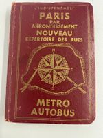 Paris Metro Autobus Repetoire a. d. Jahre 1950 Sammlerstück