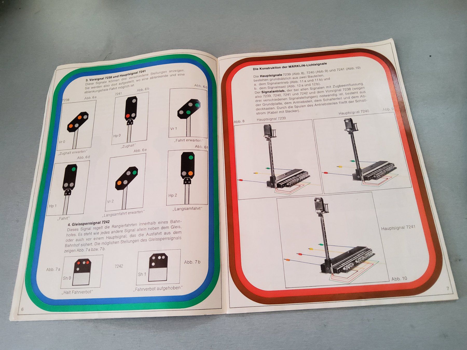 Märklin Modellini di ferrovie: 2 alte Märklin Signalbücher H0 – Usato da Grüningen venduto da VENOM59 6