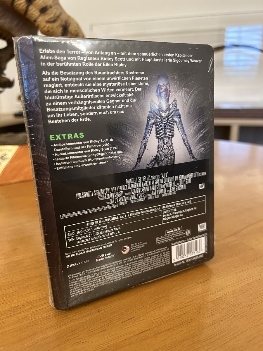 Tutti i DVDs: Alien 40th Anniversary Steelbook – Nuovo e nell'imballaggio originale da Osogna venduto da Emergencychips 1