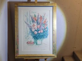 *** CHAGALL MARC, "Blumenfenster", Lithographie ***