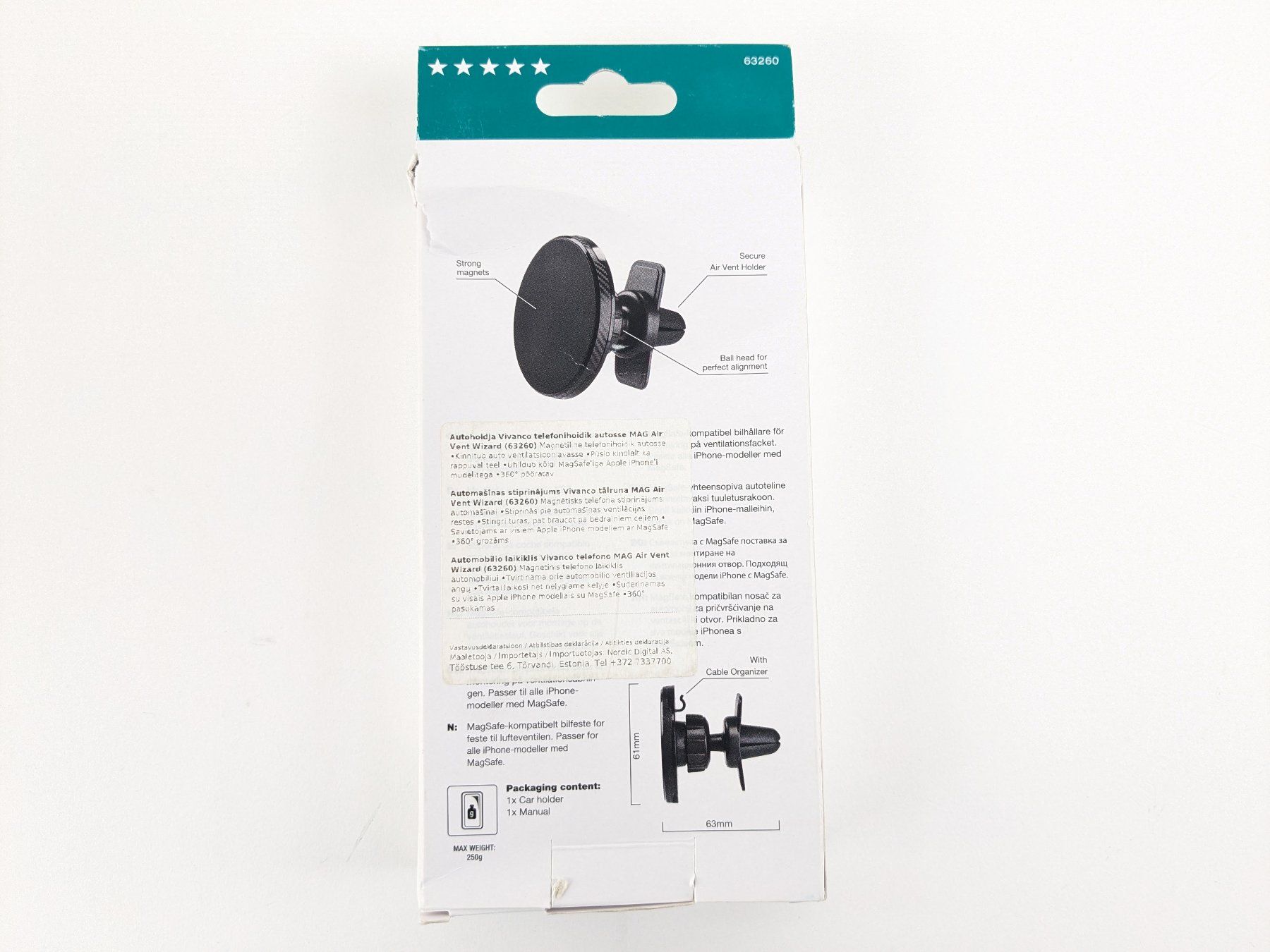 Halterungen: VIVANCO MAG Air Vent Wizard Handyhalterung – Neu (gemäss Beschreibung) aus Dintikon von Restwert_Dintikon 5