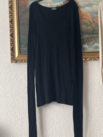 Damen Shirt schwarz Gereinigt 💯Baumwole Neuwertig GrM(K1