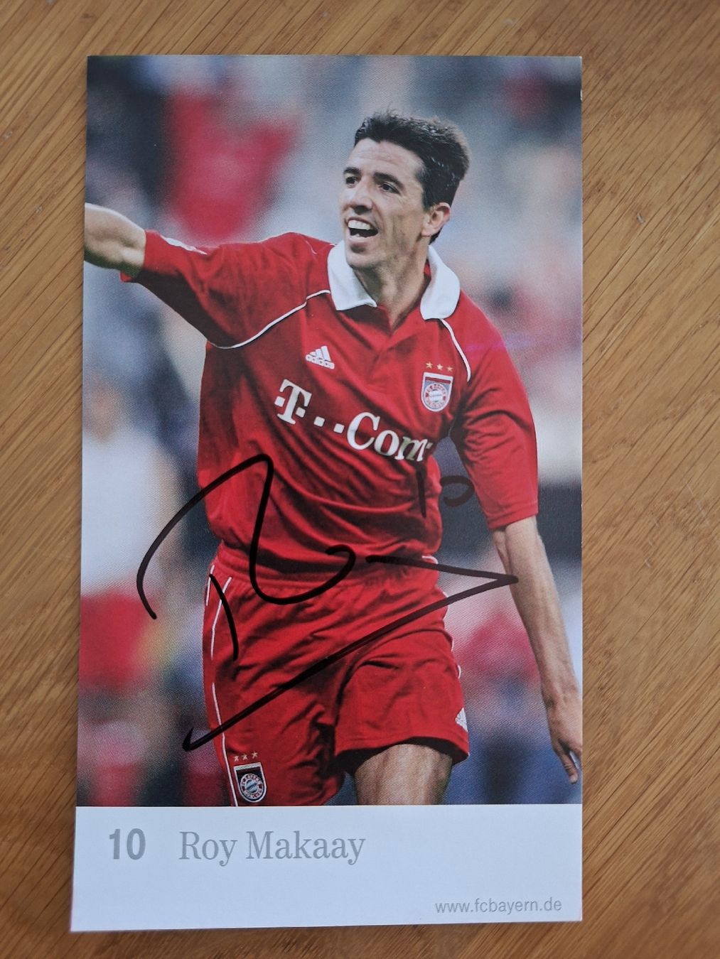 Autografi: Roy Makaay Autogrammkarte Bayern – Usato da Thun venduto da wuschu