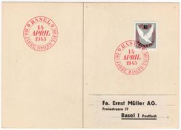 Basler Taube Blockausschnitt auf passender Karte mit ET-ʘ