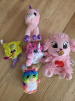 Plüschtier-Set für Kinder: Einhorn, Hase, SpongeBob