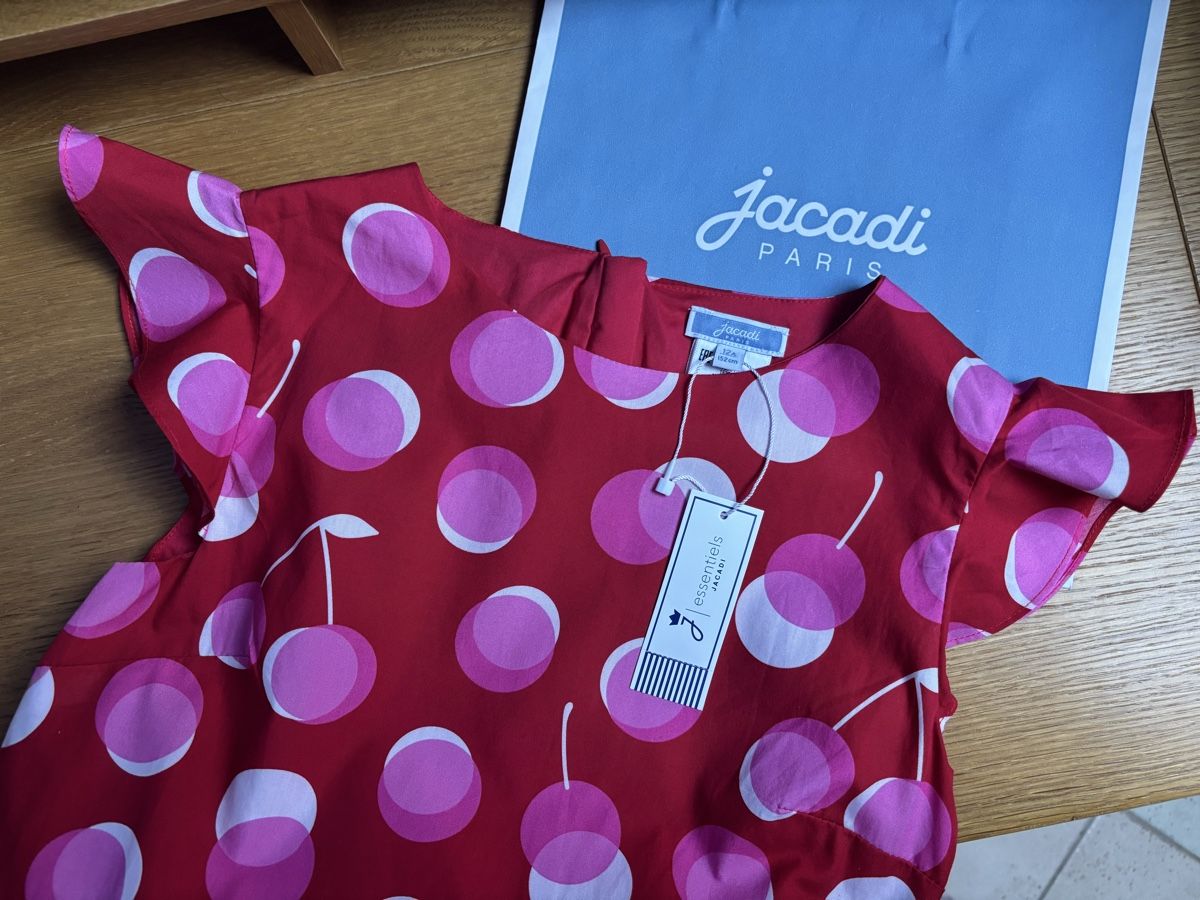 Jacadi Vestiti & Gonne: Robe cerises Jacadi 10 ans - 140cm NEUVE – Nuovo e nell'imballaggio originale da Founex venduto da ari_2gt7 4