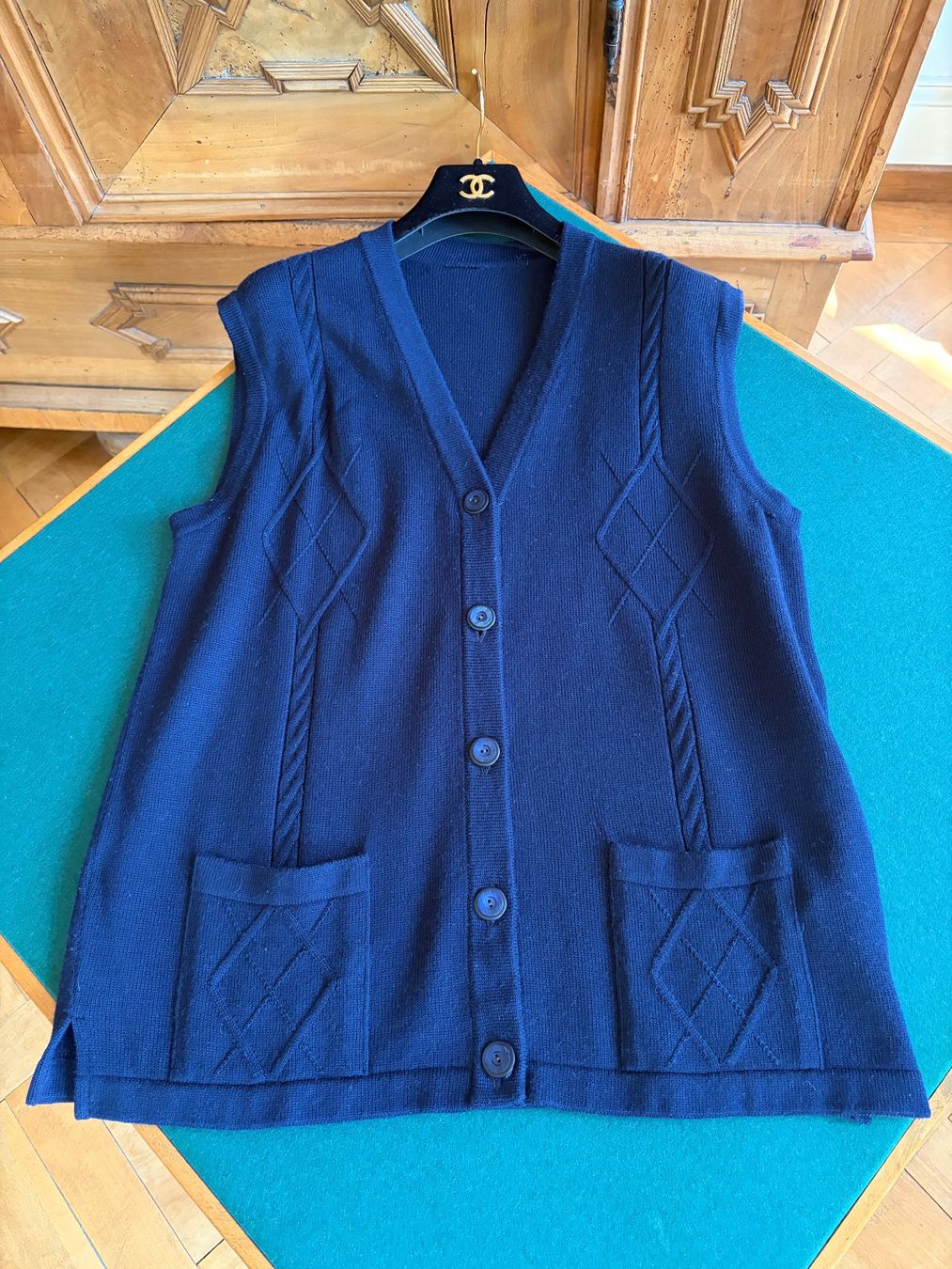 Gilet & Giacche: VINTAGE Weste  Größe L 50 % Schurwolle – Usato da Interlaken venduto da Bona55 2