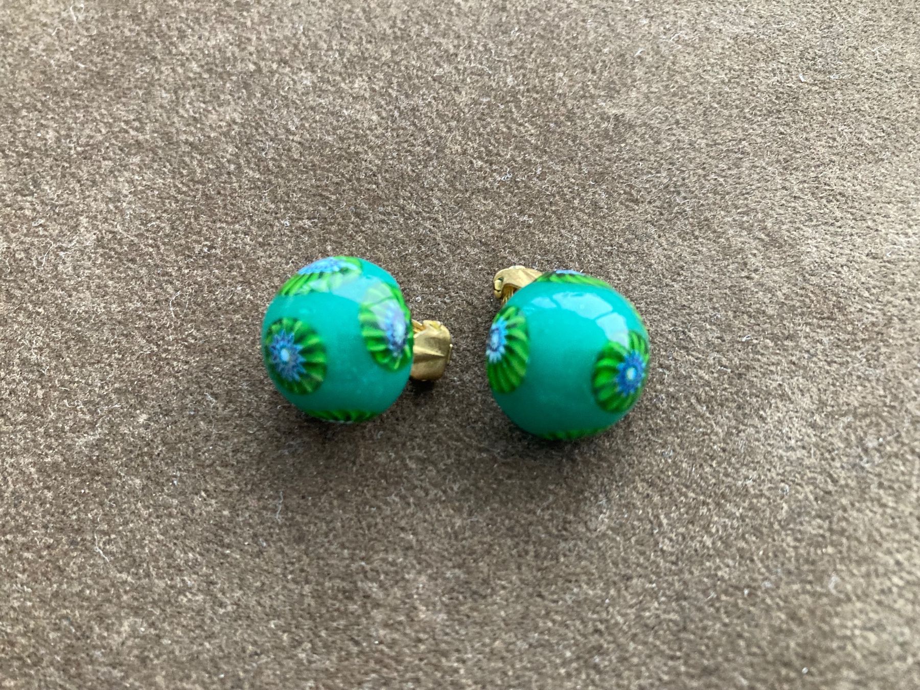 Orecchini pendenti & Orecchini a lobo: WUNDERBARE OHRCLIPS 50er J. MURANO Vintage – Usato da Zürich venduto da elegantissima