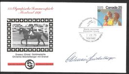 Sonderbrief Originalunterschrift Stückelberger Montreal 1976