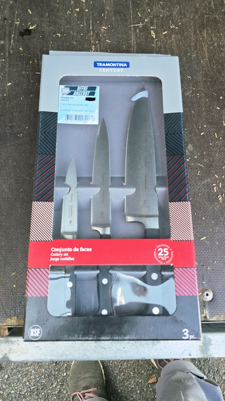 Coltelli: Messerset 3-teilig - Neu – Nuovo e nell'imballaggio originale da Dussnang venduto da Priska2285 3
