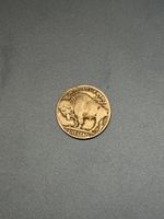 Vintage Buffalo Nickel 5 Cent Münze, 1916, Selten