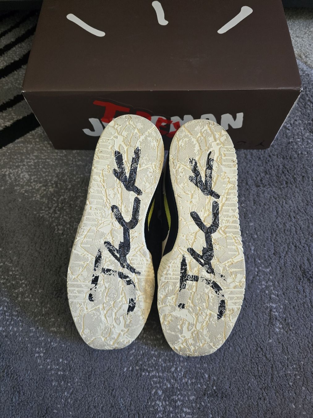 Chaussures hommes: Jumpman Jackx travis scott lime  – Neuf (Voir description) à Bôle par A_Kickstory 3