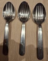 3 Schweizer Armee Besteck Sets Edelstahl gebraucht