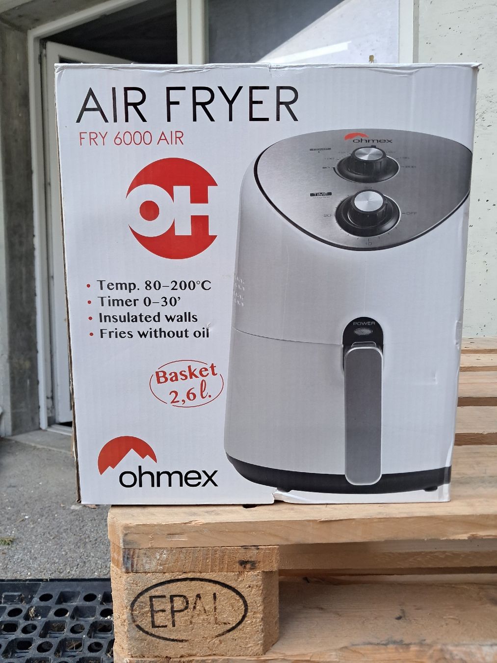 Ohmex Forni: Friteuse à air chaud Ohmex, neuve & emballée – Nuovo (secondo la descrizione) da Essertines sur Yverdon venduto da Jolafrime74