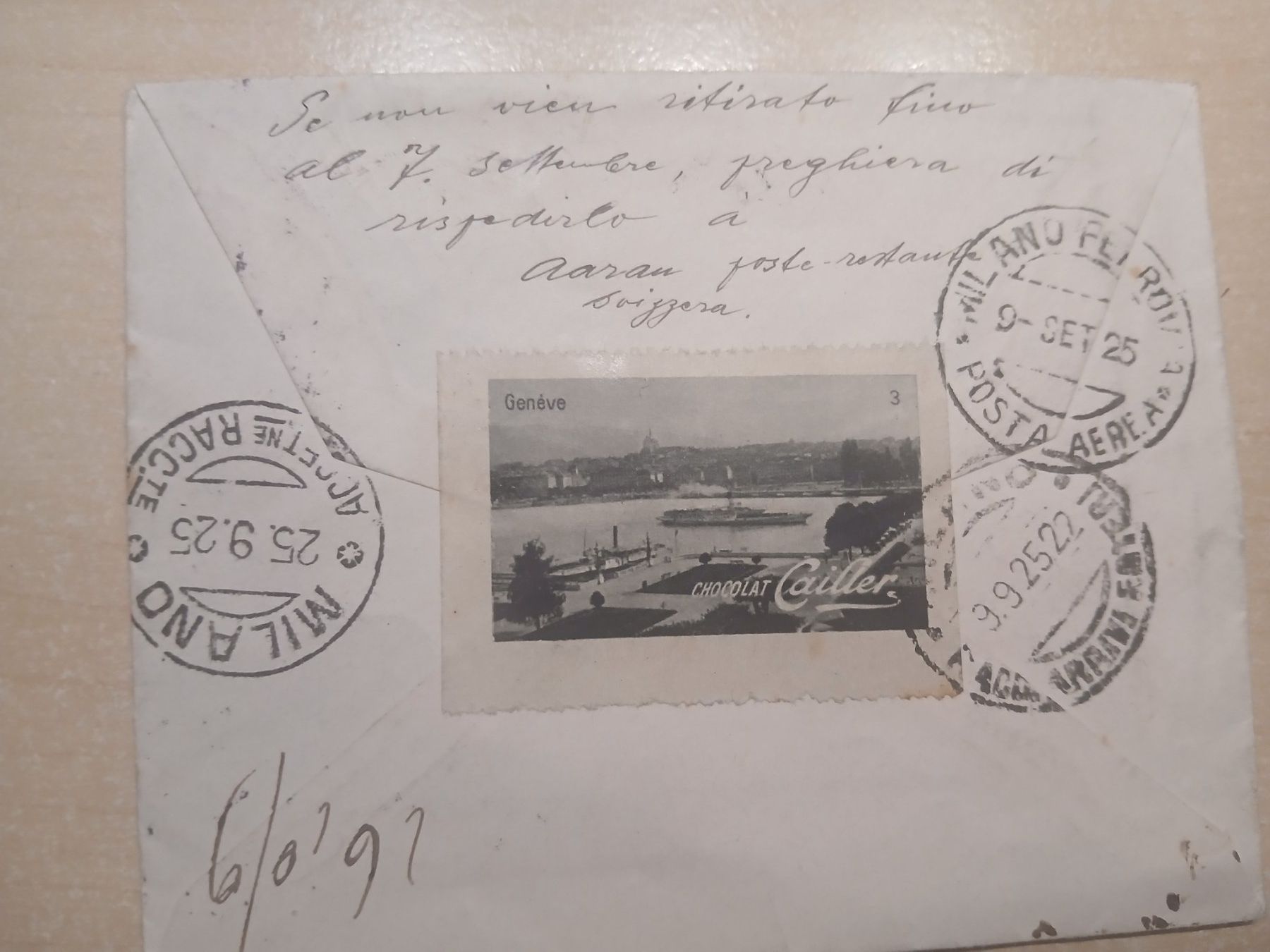 Tutti i francobolli: Flugpost Zürich Mailand 1925 / Briefmarken – Usato da Hittnau venduto da Agi010 1