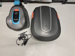 GARDENA Mähroboter Sileno + Ladestation + Schutzdach
