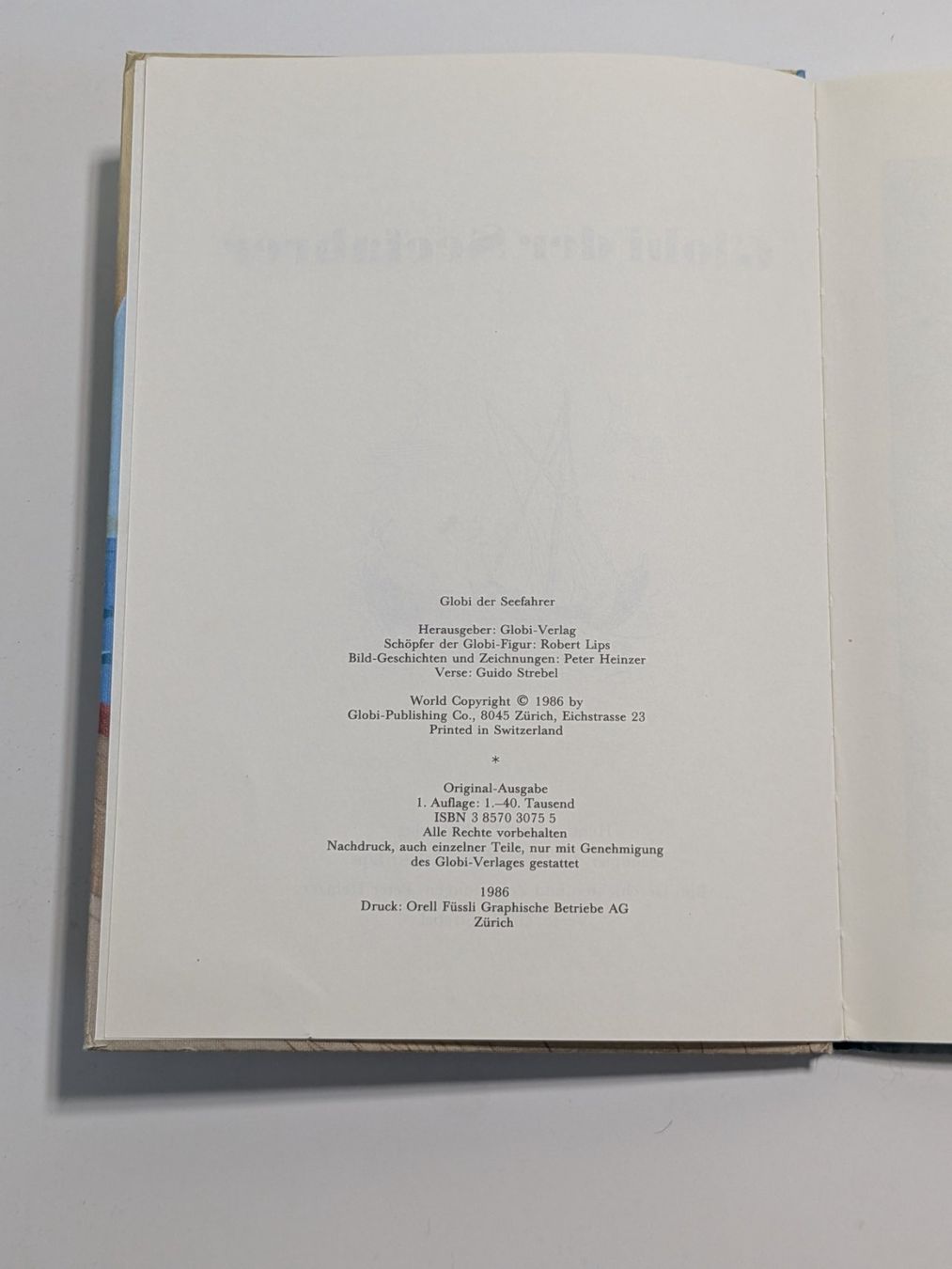 Libri: Globi Band 53 / Globi der Seefahrer – Usato da Künten venduto da Dfog 2