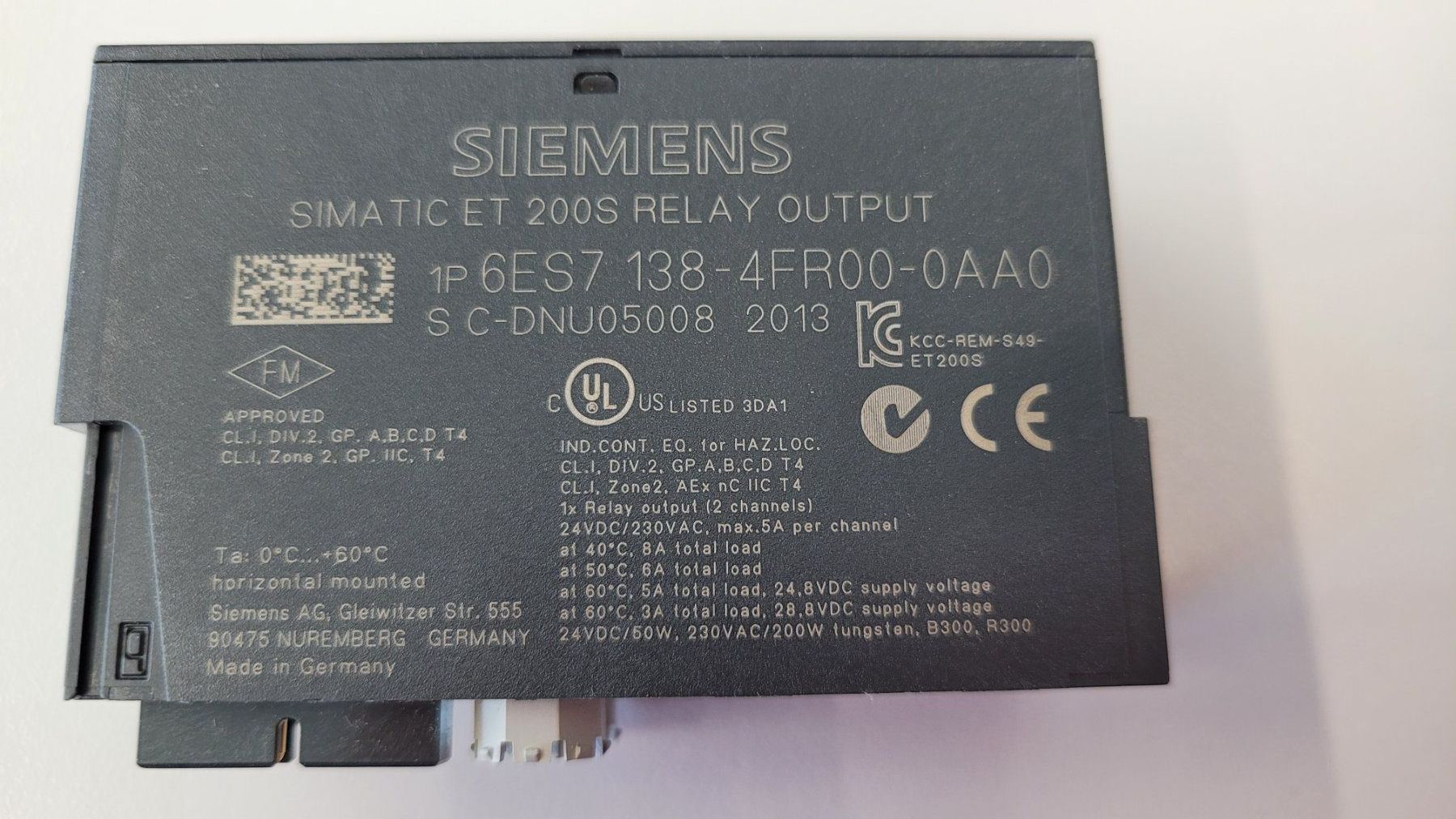 Siemens Composants électroniques: Siemens ET200S - 6ES7138-4FR00-0AA0 – Neuf (Voir description) à Möhlin par Kaiser_Engineering