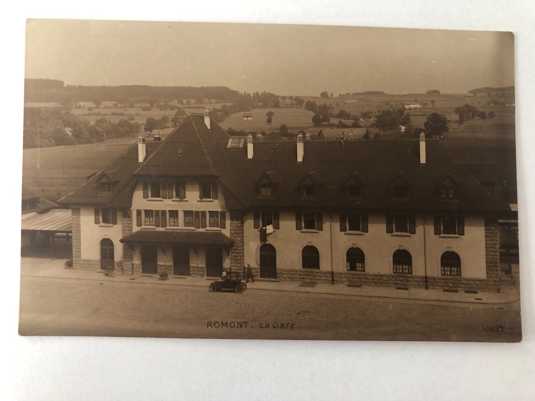 Cartoline postali: Romont - La Gare – Usato da Pfäffikon ZH venduto da Waltoversand