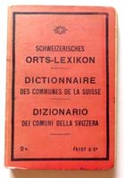 Dictionnaire des communes de la Suisse