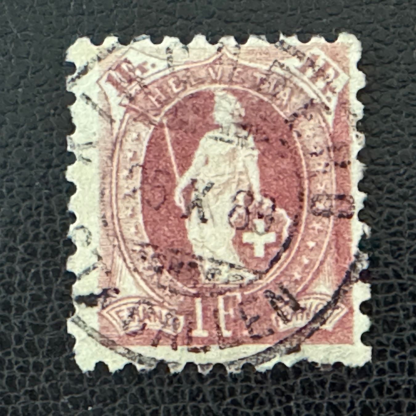 Alle Briefmarken: Stehende Helvetia 1888, Nr. 71B, gestempelt – Gebraucht aus Stallikon von HILDECH1 1