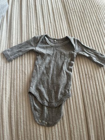 Name it Baby Body, Grösse 50, Grau, Top Zustand für den Herb