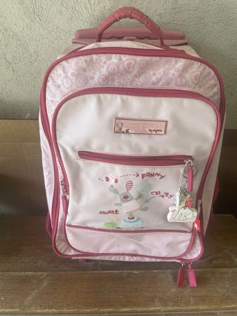 Kinder Koffer Sigikid Happy Friends pink mit Rollen