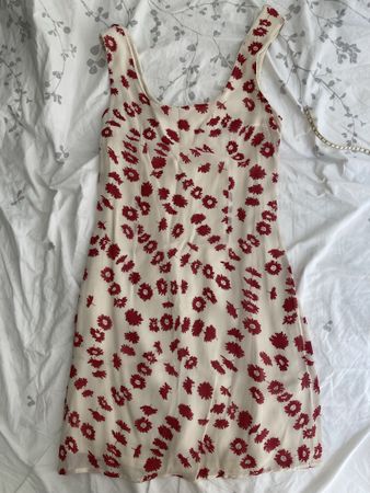 Süsses Sommerkleid Benetton, Viskose, Vintage, Gr 36/38