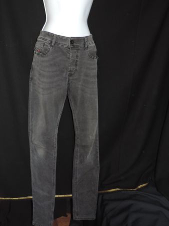 jeans stretch gris foncé noir Diesel
