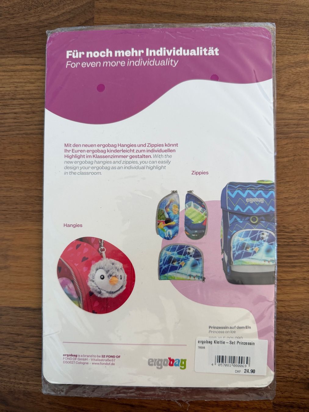 Ergobag Zaini: Ergobag Kletties "Prinzessin auf dem Eis" – Nuovo e nell'imballaggio originale da Salenstein venduto da rendun 1