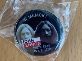 John Lennon Beatles Pin Anstecker  Metal Rock Band
