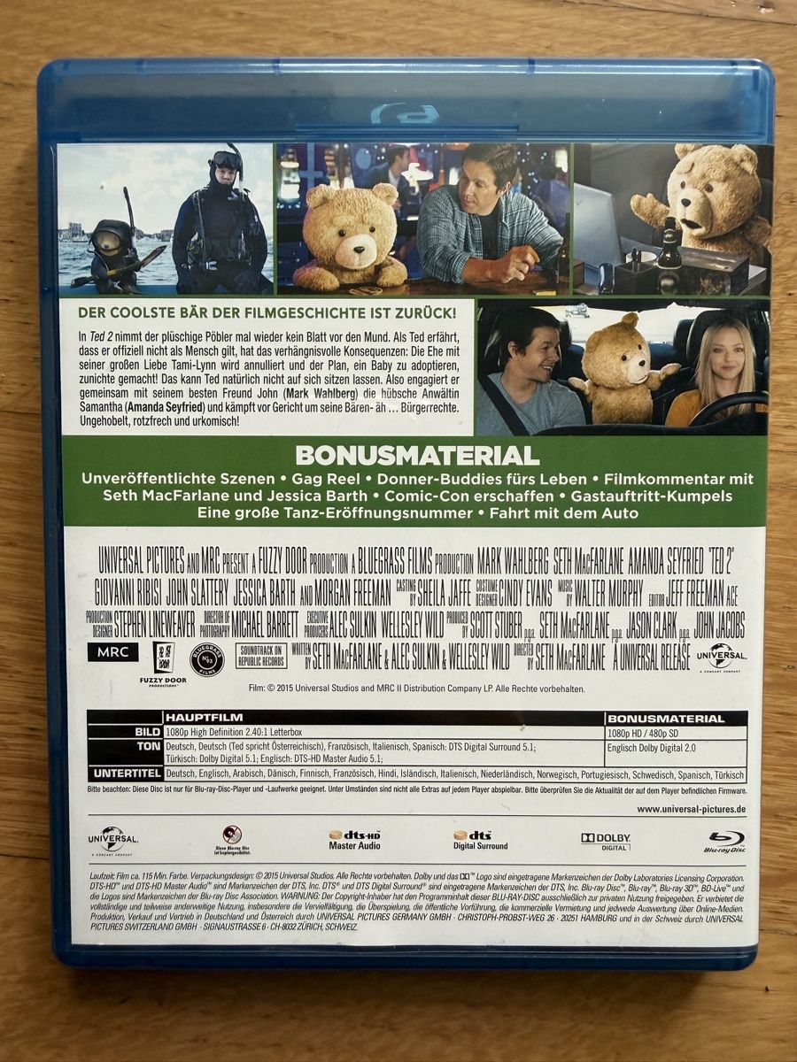 Alle DVDs: Ted 2 - Blu-ray – Gebraucht aus Kölliken von nerdorado 1