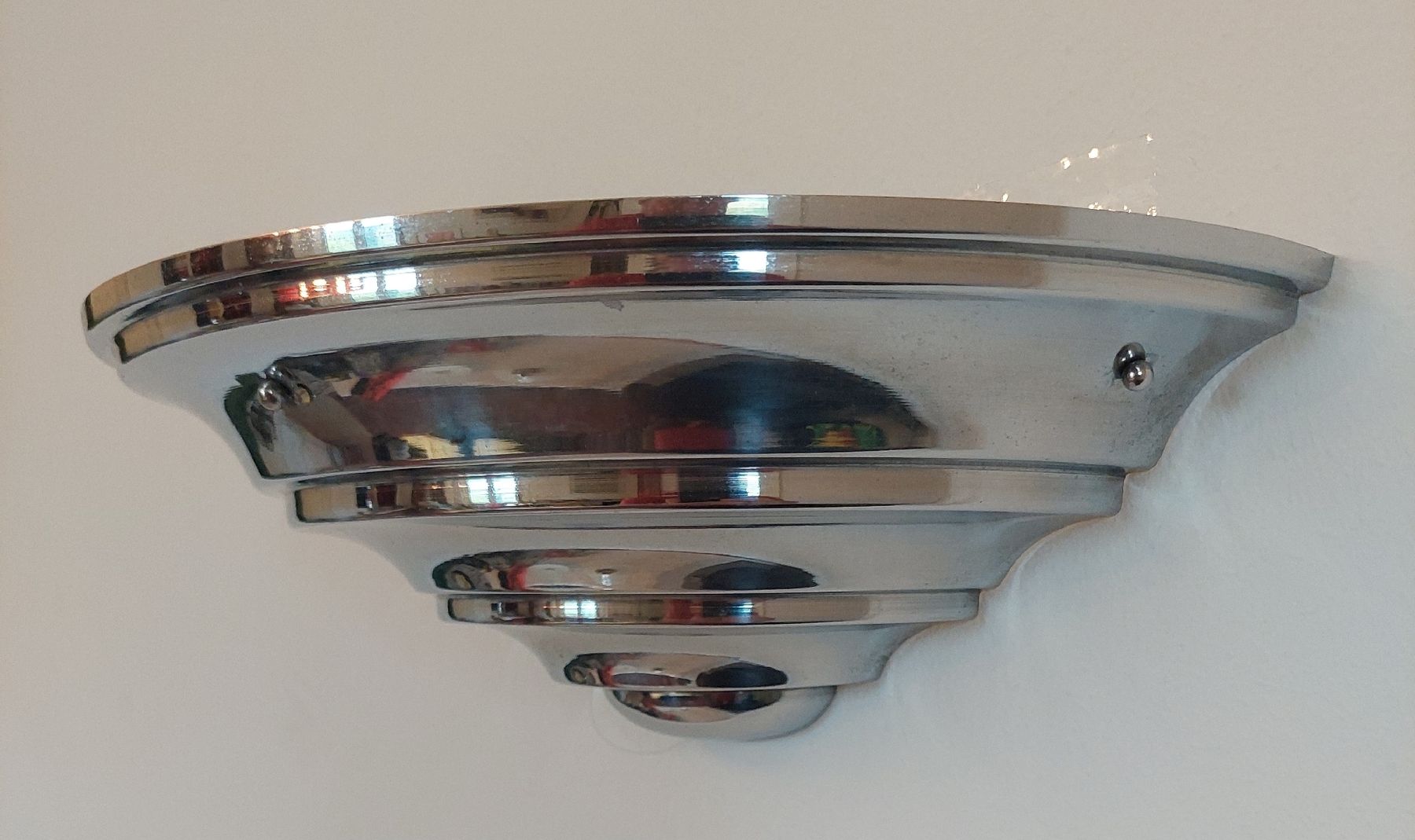 Lampade: Art-déco Wandlampe Chrome – Usato da Ipsach venduto da jpbo 4