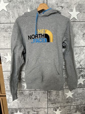 Felpa North Face Grigia con Cappuccio Taglia S/PUomo Ottima