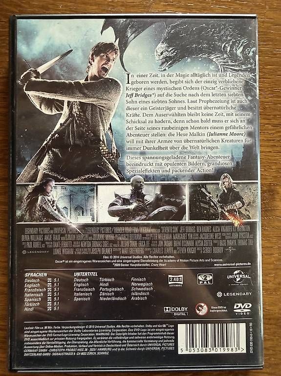 Tutti i DVDs: Film "Seventh Son" – Usato da Mirchel venduto da jlmrcdsrsn 1
