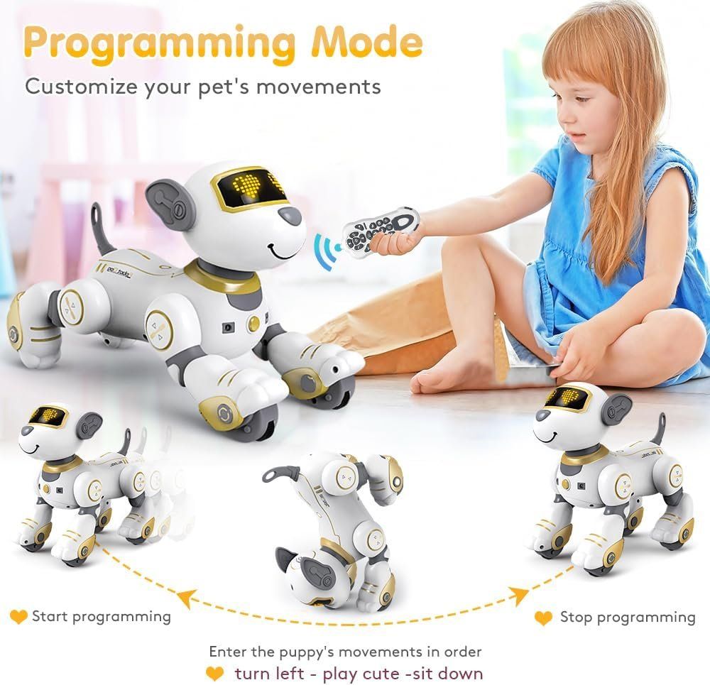 Giocattoli: RC Roboter Hund ferngesteuert programmierbar Spielzeug Kind – Nuovo e nell'imballaggio originale da Wittenbach venduto da VELARO 3