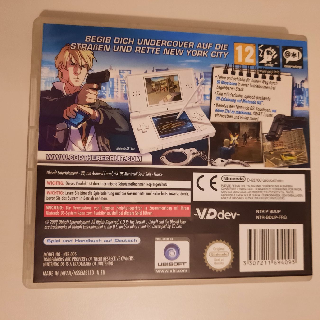 Nintendo Giochi: C.O.P. The Recruit /DS – Usato da Münchenstein venduto da 2DGames 1