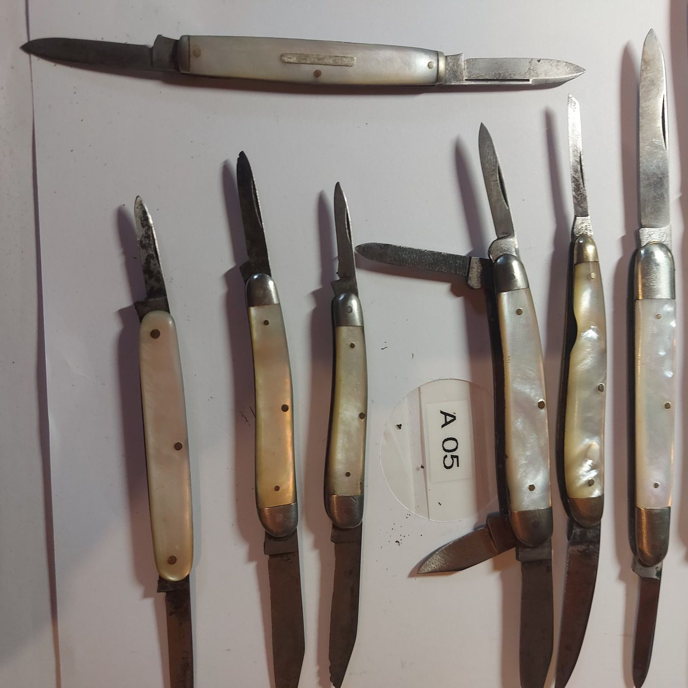Taschenmesser: 13Taschenmesser mit Perlmuth Griffschalen – Gebraucht aus Opfikon von Seevogt47 3