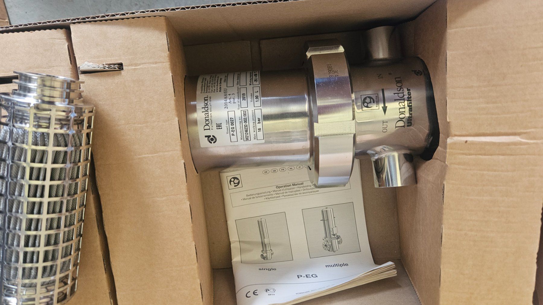 Altri Prodotti per fumatori: Donaldson Edelstahl Filtergehäuse & Filter NEU – Nuovo e nell'imballaggio originale da rothrist venduto da Mauzi53 2