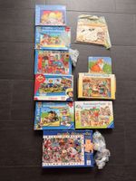 Kinderpuzzle Set, diverse Motive, gebrauchter Zustand