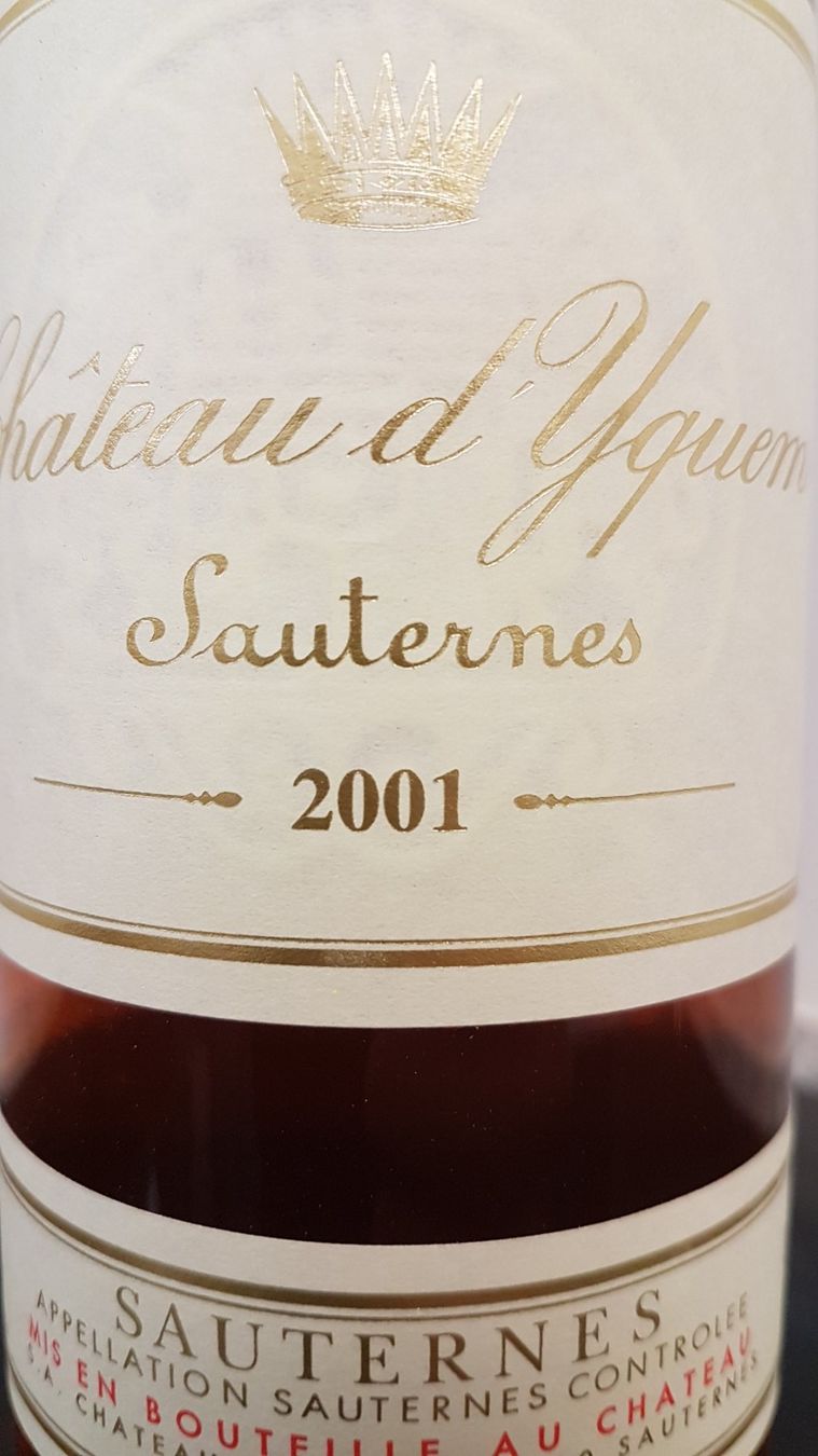 Yquem Vino: Château d'Yquem  2001    75 cl. – Nuovo (secondo la descrizione) da Grenchen venduto da poggione 3