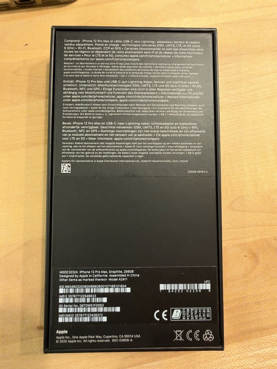 Apple Telefoni cellulari / Smartphones: iPhone 12 Pro Max 256 gb  – Usato da Tägerwilen venduto da simonswws 2