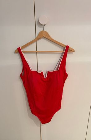 Badeanzug, Grösse 40, rot