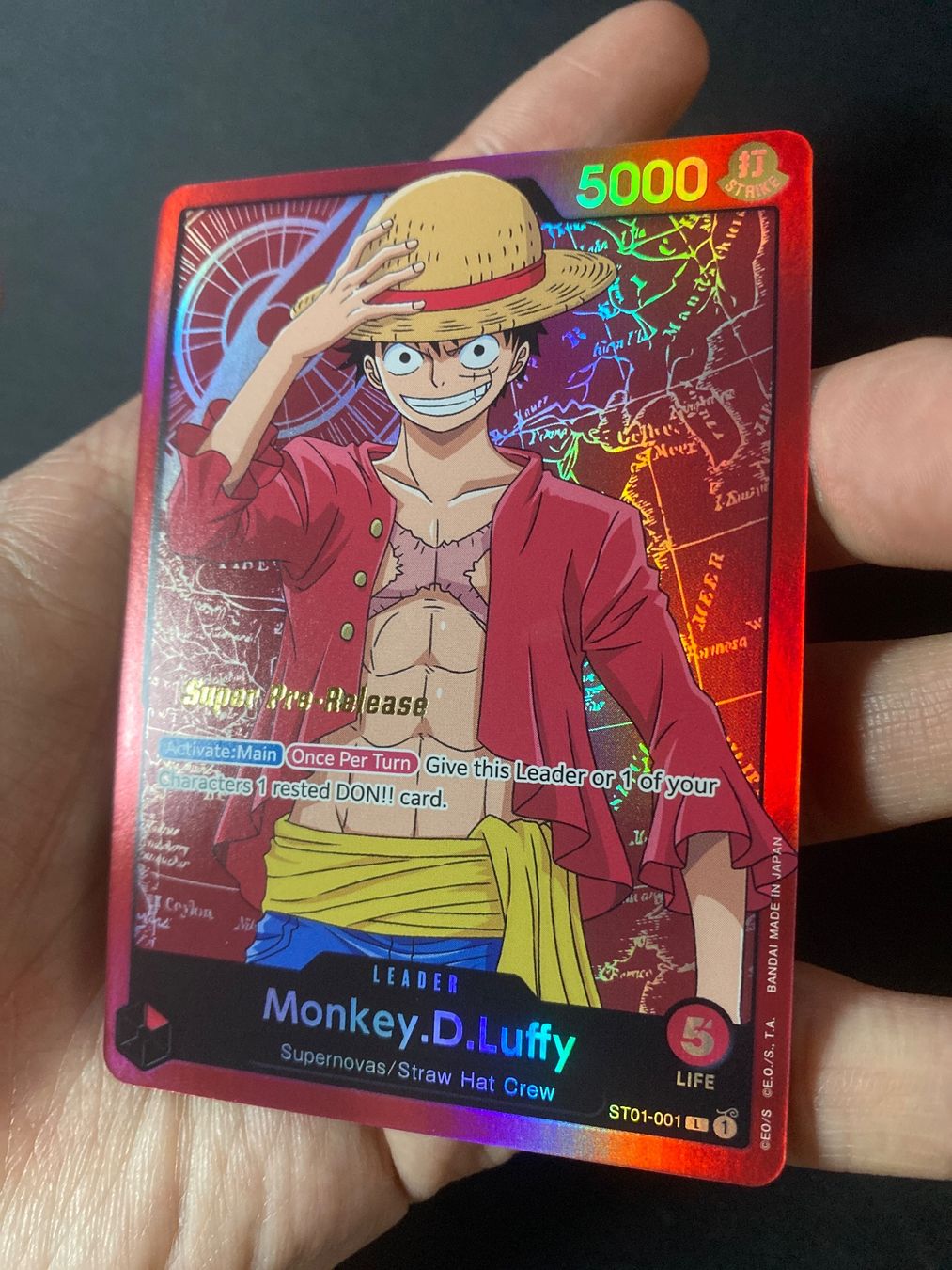 Sammelbilder & Trading cards: Monkey.D.Luffy ST01-001 - Starter Deck: Straw Hat Crew - EN – Neu (gemäss Beschreibung) aus Hausen AG von Shrade 2