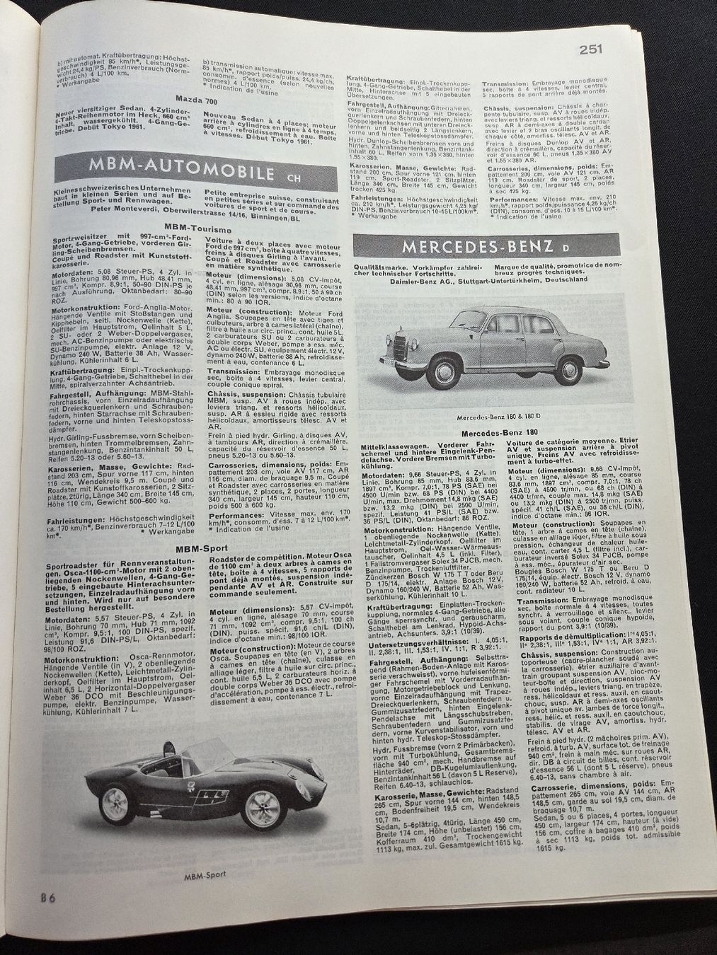 Riviste & Magazine: Automobil Revue 1962 – Usato da Rickenbach Sulz venduto da Kodachrom 4