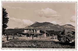 Luzern, Wagenbachbrunnen, gelaufen 1948 mit Feldpost