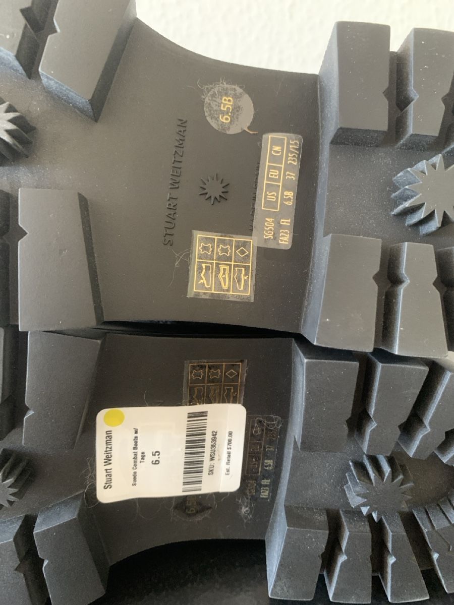 Stuart Weitzman Scarpe da donna: Stuart Weitzman: Exklusive Lammfell-Stiefel, 37, NP $700 – Nuovo (secondo la descrizione) da Luzern venduto da designluzern 8
