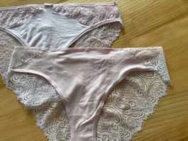 Calida Spitzen Slip 2x rosa