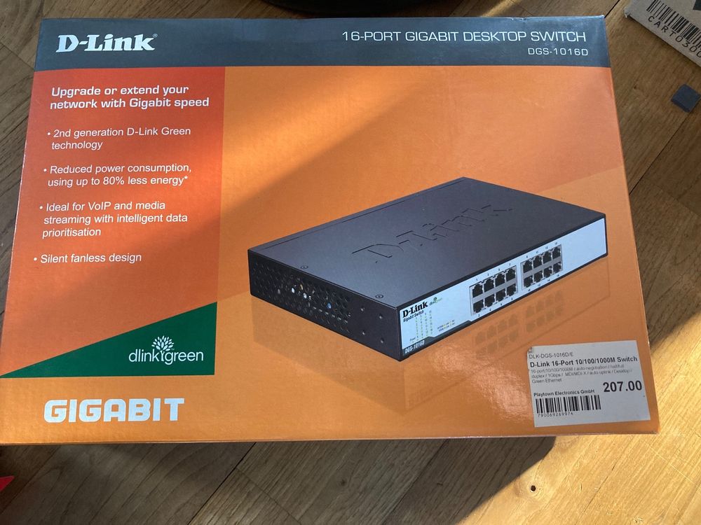 DLink DGS1016D 16 Port Gigabit Netzwerk Switch Kaufen auf Ricardo
