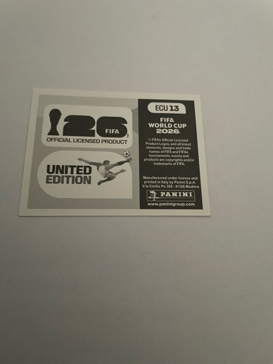 Panini Cartes à collectionner: FIFA WM 2026 WE ARE Ecuador ECU 13 – Neuf (Voir description) à Winterthur par Cobraforce 1